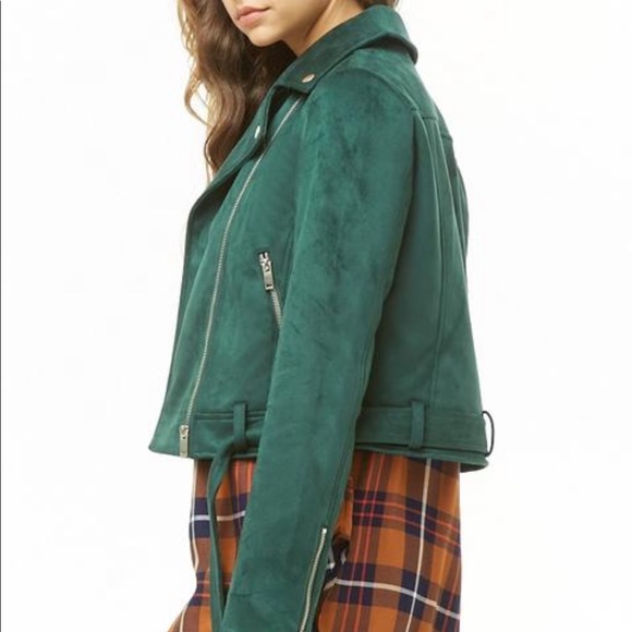 Forever 21 green suade - Picture 1 of 4